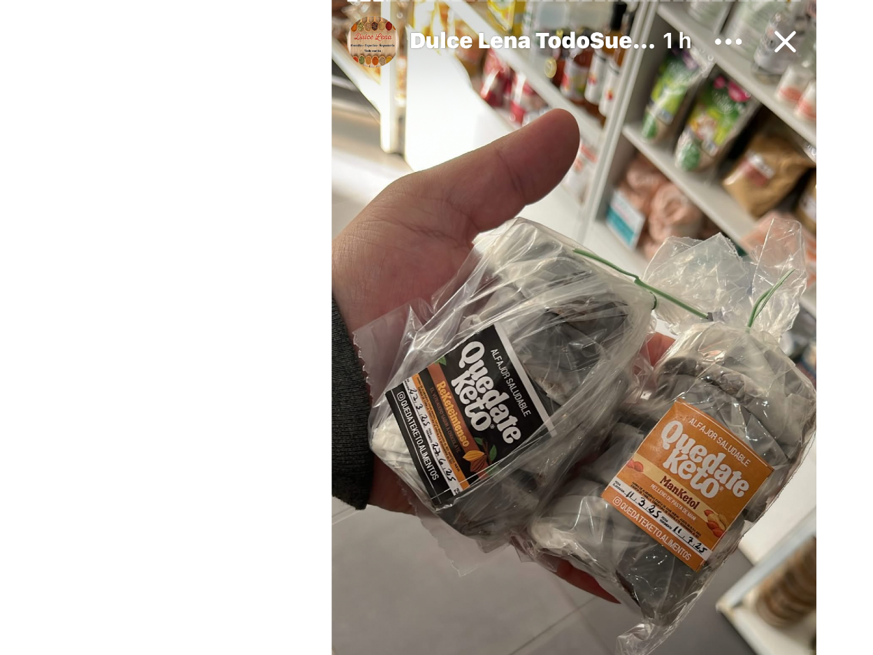 Alfajor QuedateKeto