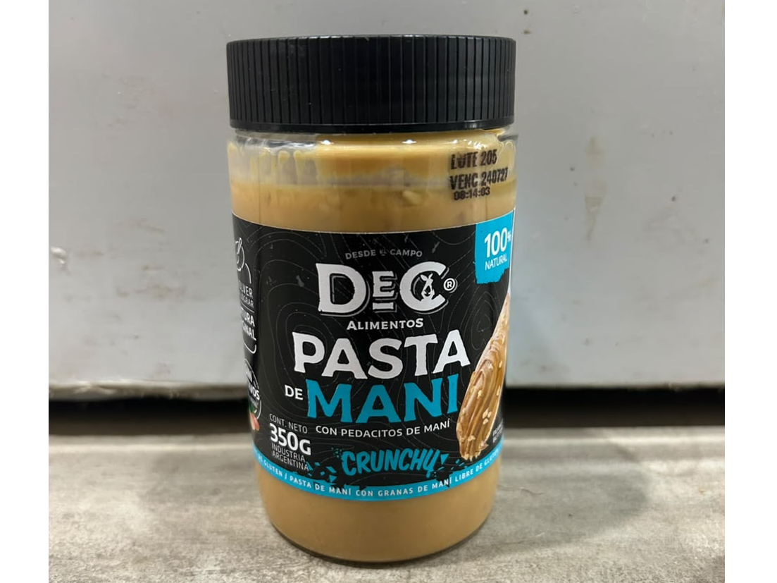 Pasta de maní DEC crunch