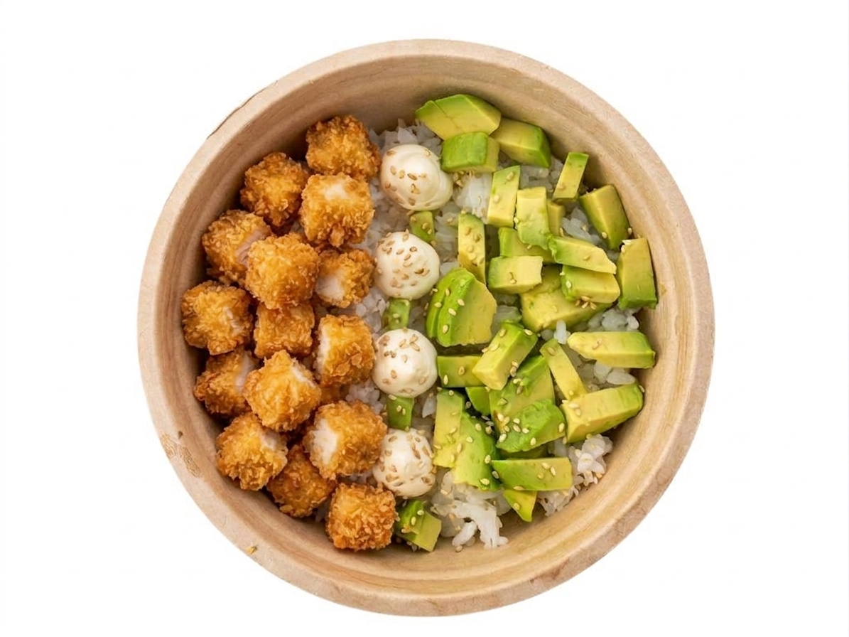 Pollo Crispy Poke Salad