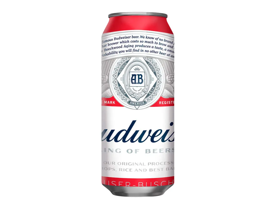 Cerveza Budweiser Lata - 473 Ml
