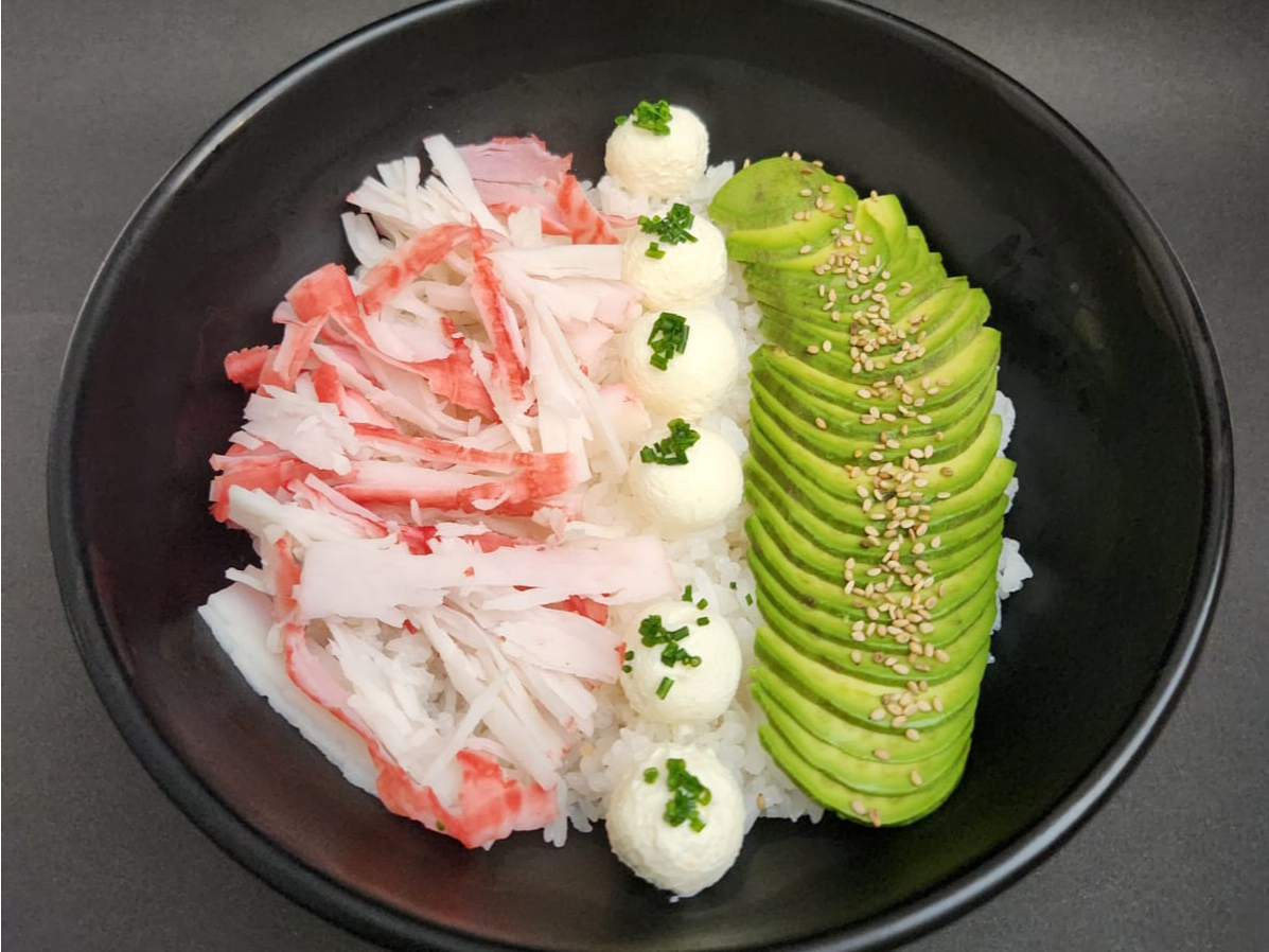Surimi Poke Salad - SIN TACC