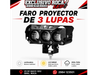Faro Led Proyector Triple Lupa Alta Potencia Auto Moto X 1