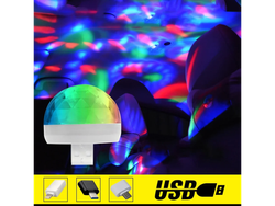 Luz bolichera mini USB, audio rítmica.