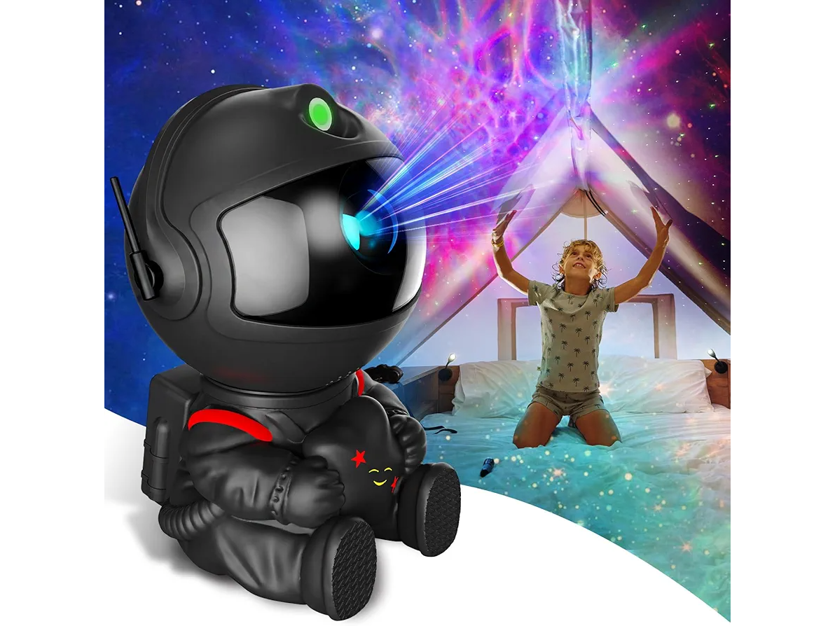 Astronauta proyector de nebulosas y estrellas 🌟