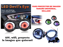 Ojos LED , proyector para ópticas. Par