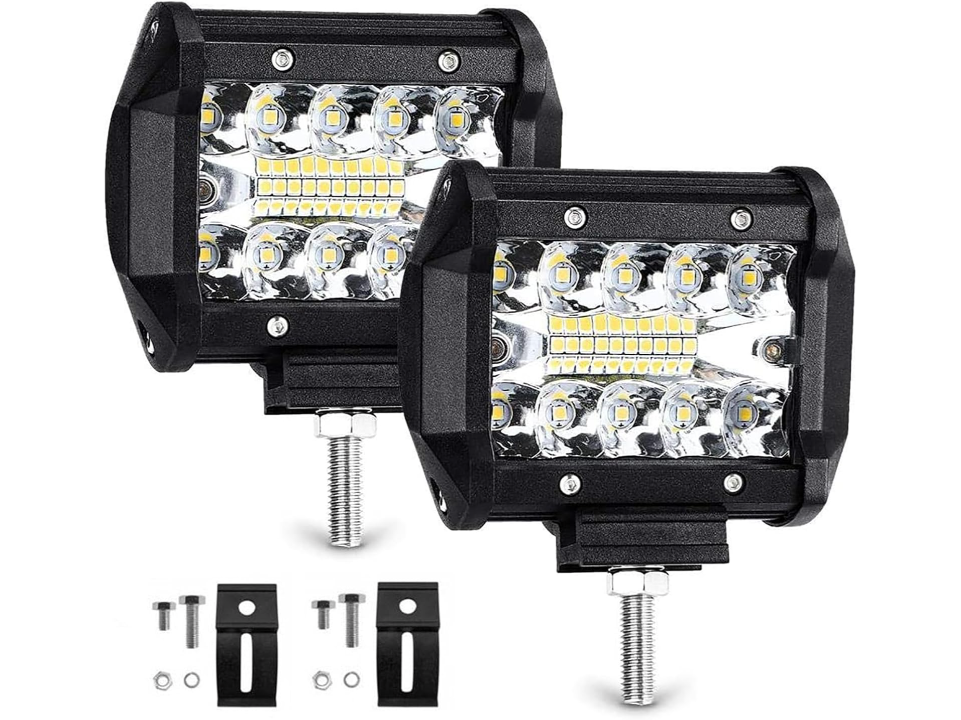PAR DE FAROS RECTANGULAR LED 60W , 6000K