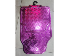 Cubre alfombra, ROSA METALIZADO, con engomado x 4