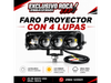 Faro Led Proyector 4 Lupas Alta Potencia Auto Moto X 1