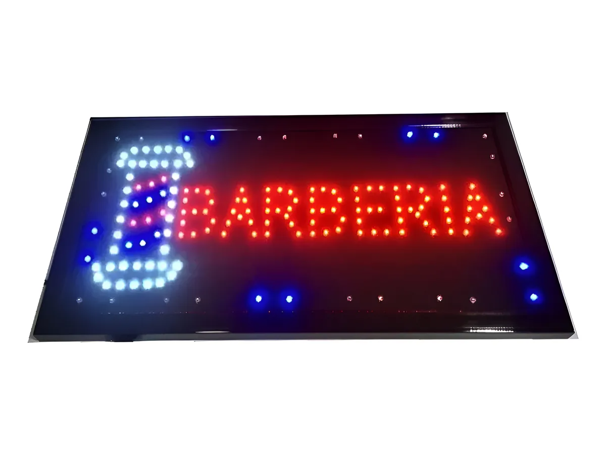 Cartel luminoso BARBERIA