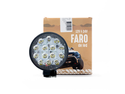 Faro 14LED 42W. CIRCULAR 12V 24V. Mide 11.5 cm