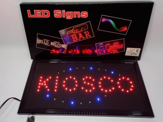 CARTEL LUMINOSO LED 220V. KIOSCO
