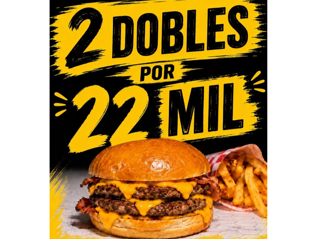 2 Hamburguesas dobles