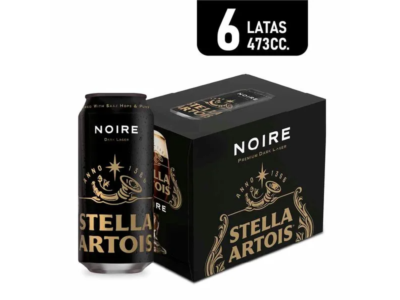 Promo Stella Artois Noire Lata 473cc