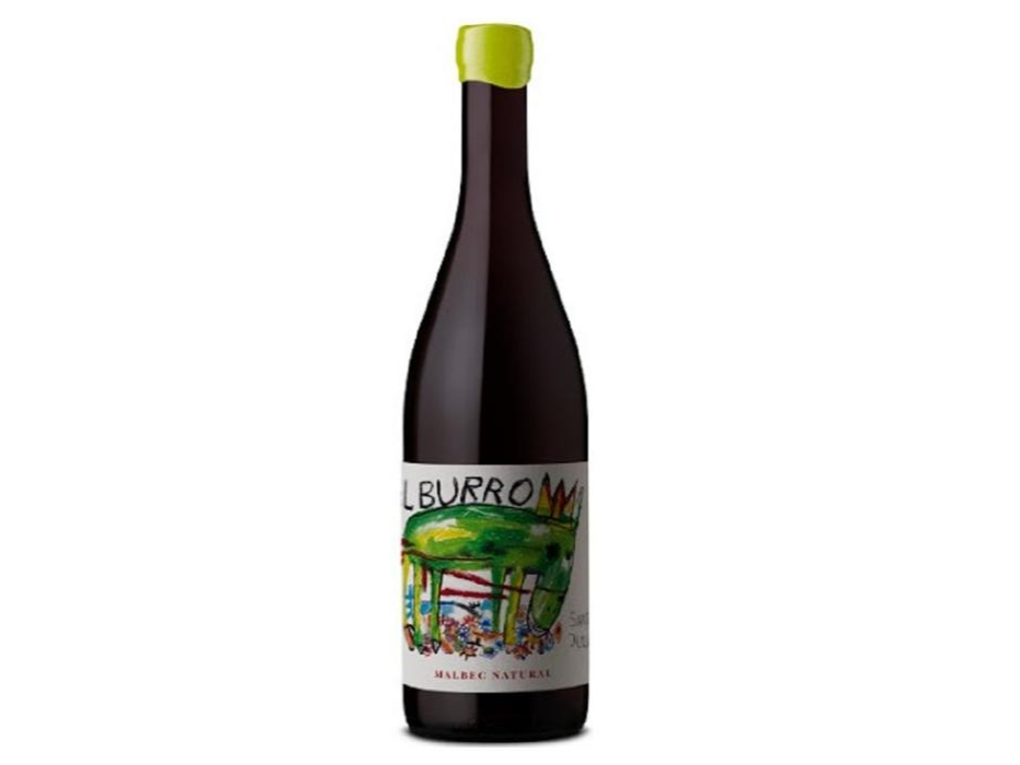El Burro Malbec  natural y Organico 750cc