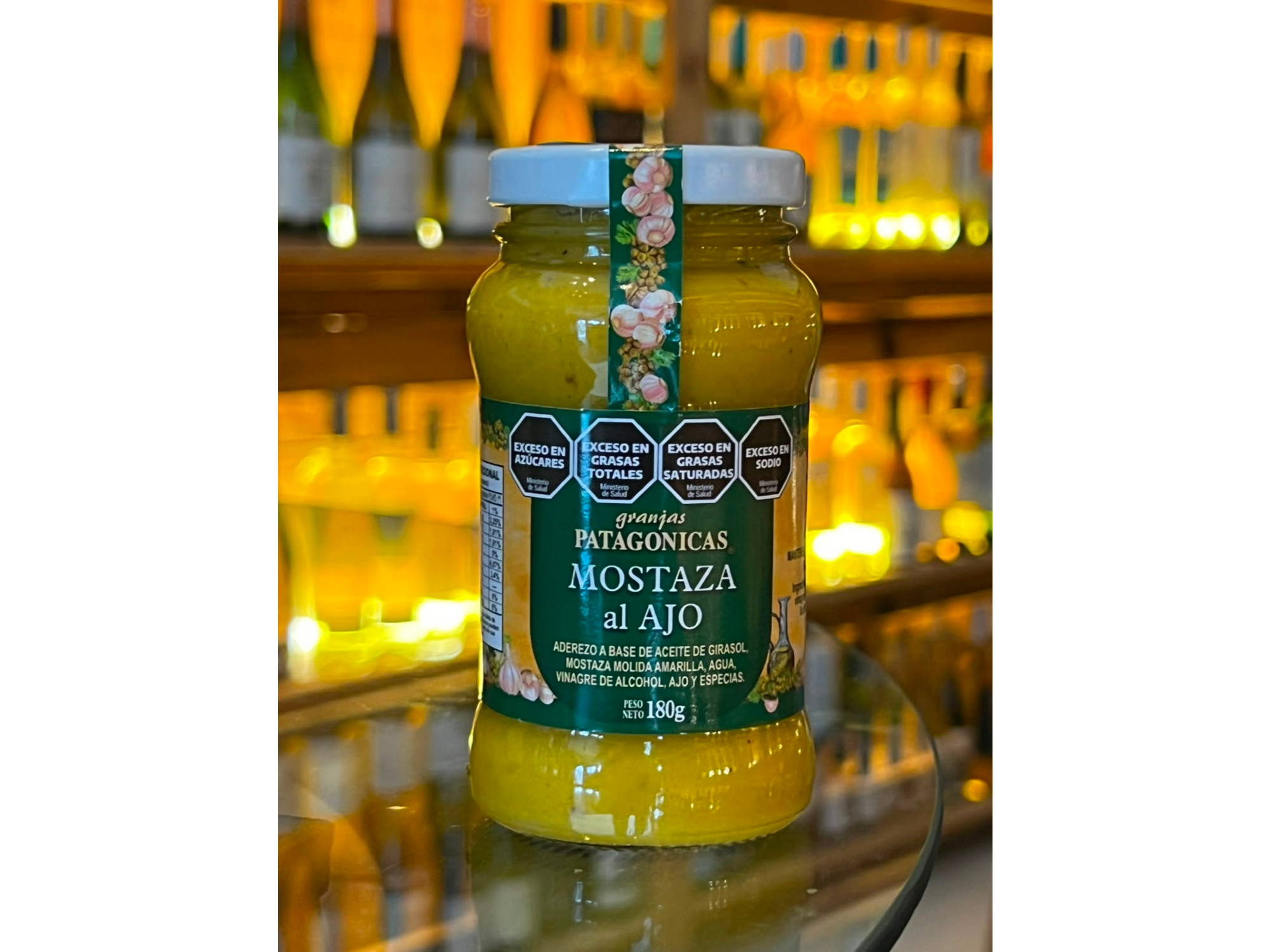 Mostaza al Ajo Granjas Patagonicas 180gs