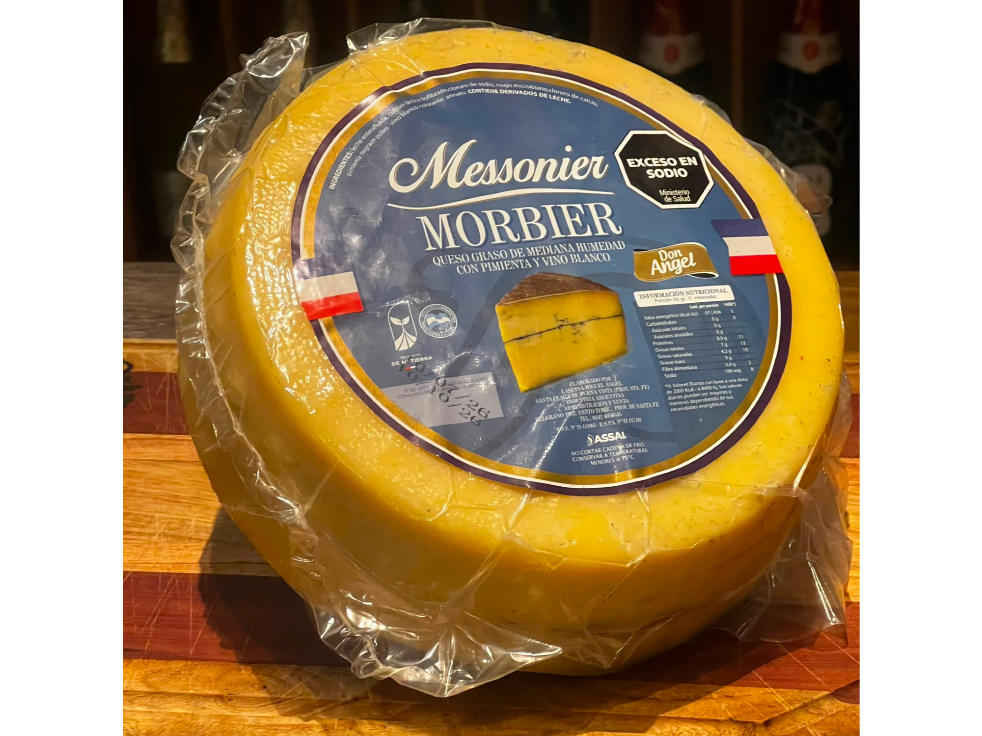 Queso Morbier Don Angel x 200 Gs.