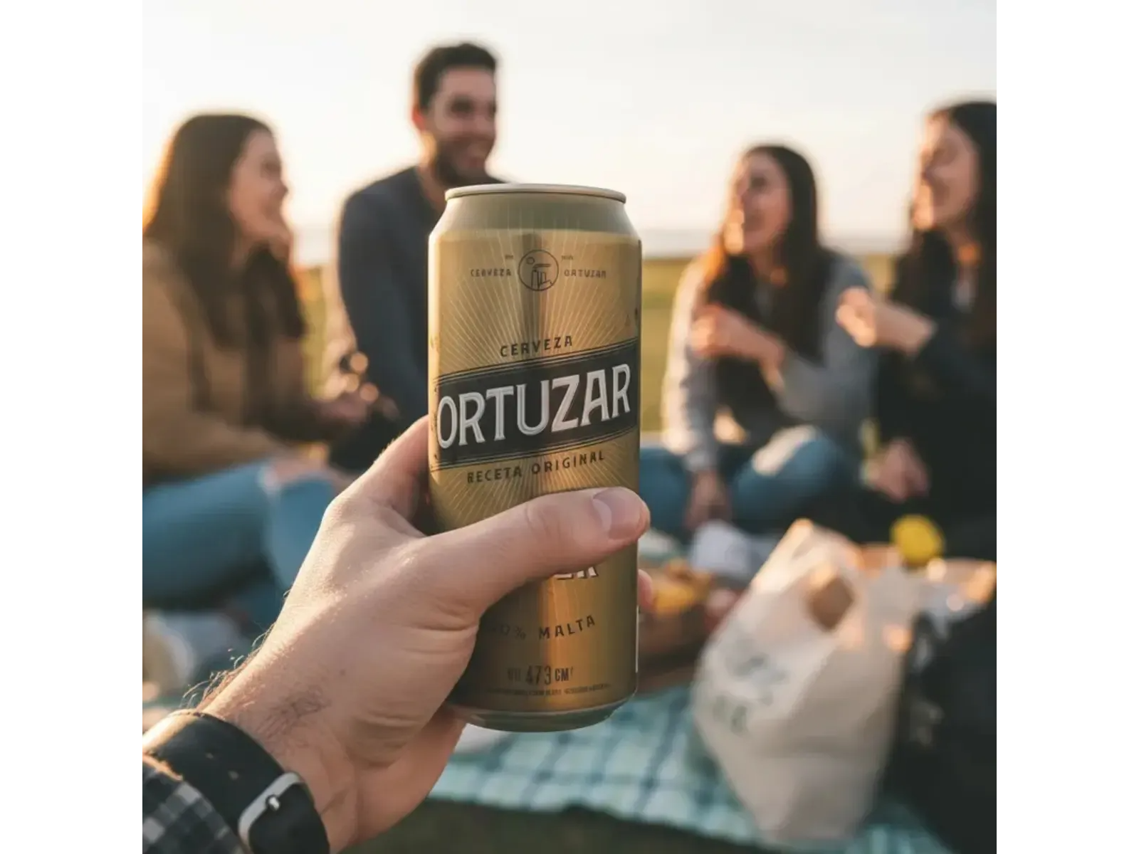 Ortuzar Premium Lager Lata 473cc