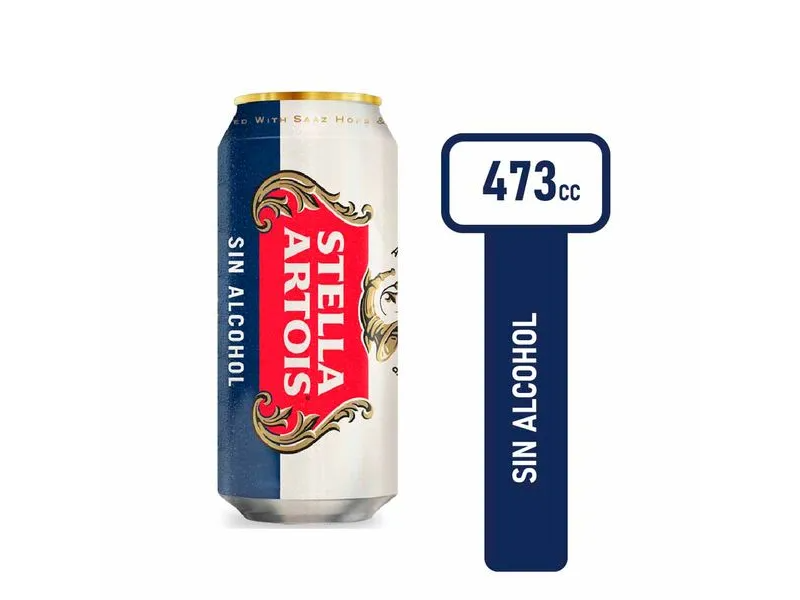 Stella Artois Sin Alcohola Lata 473cc