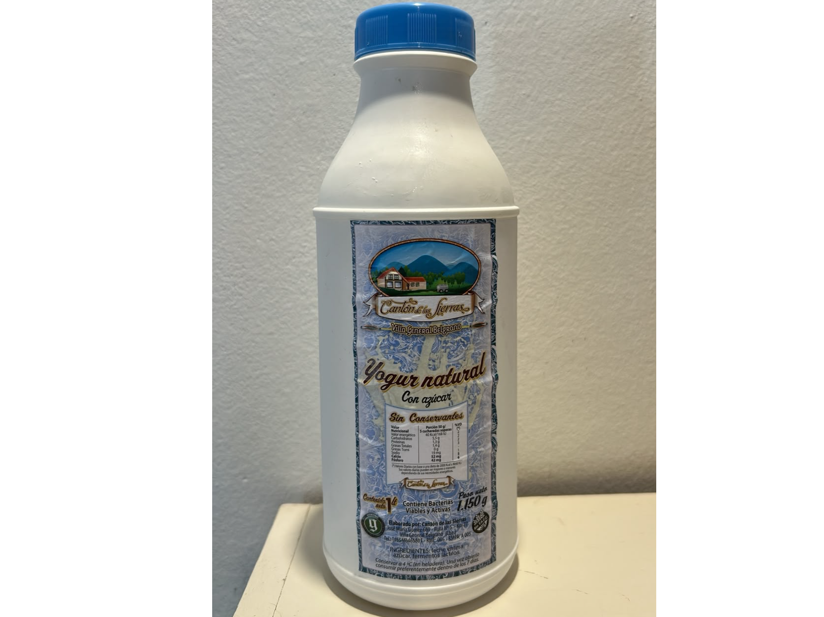 Yogur natural canton de las sierras