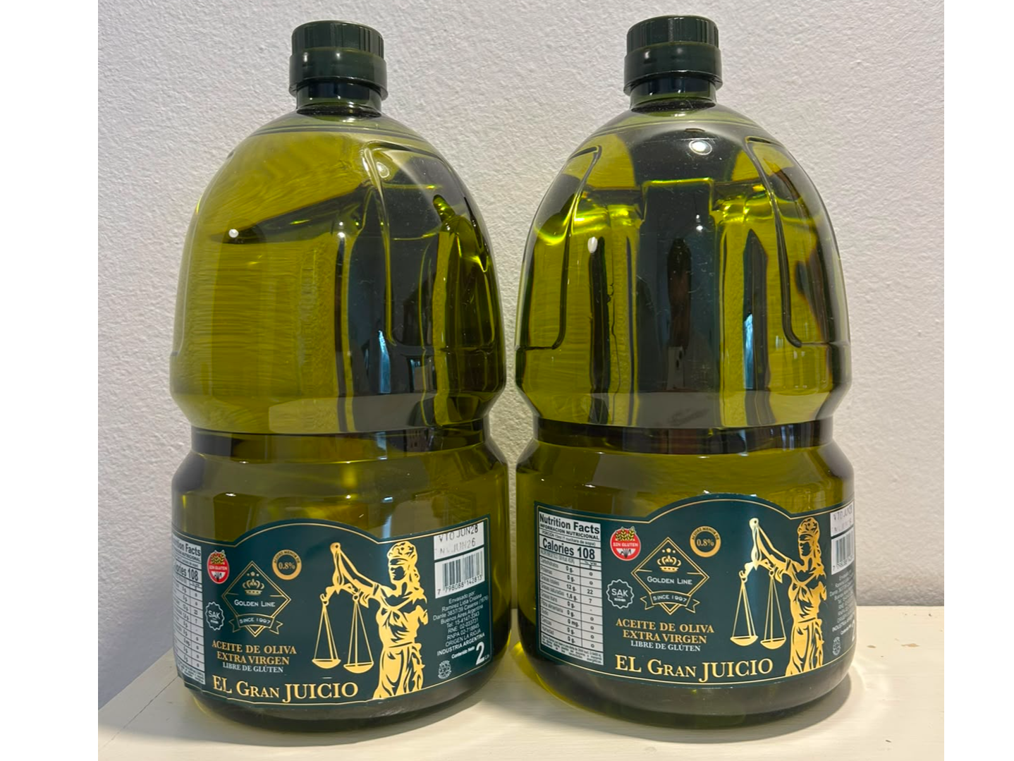 Aceite de oliva extra virgen El Gran Juicio 2 Litros
