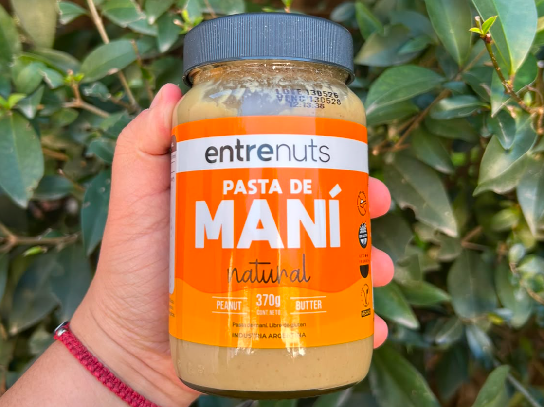 Pasta de mani x 370gr Entrenuts ( natural )