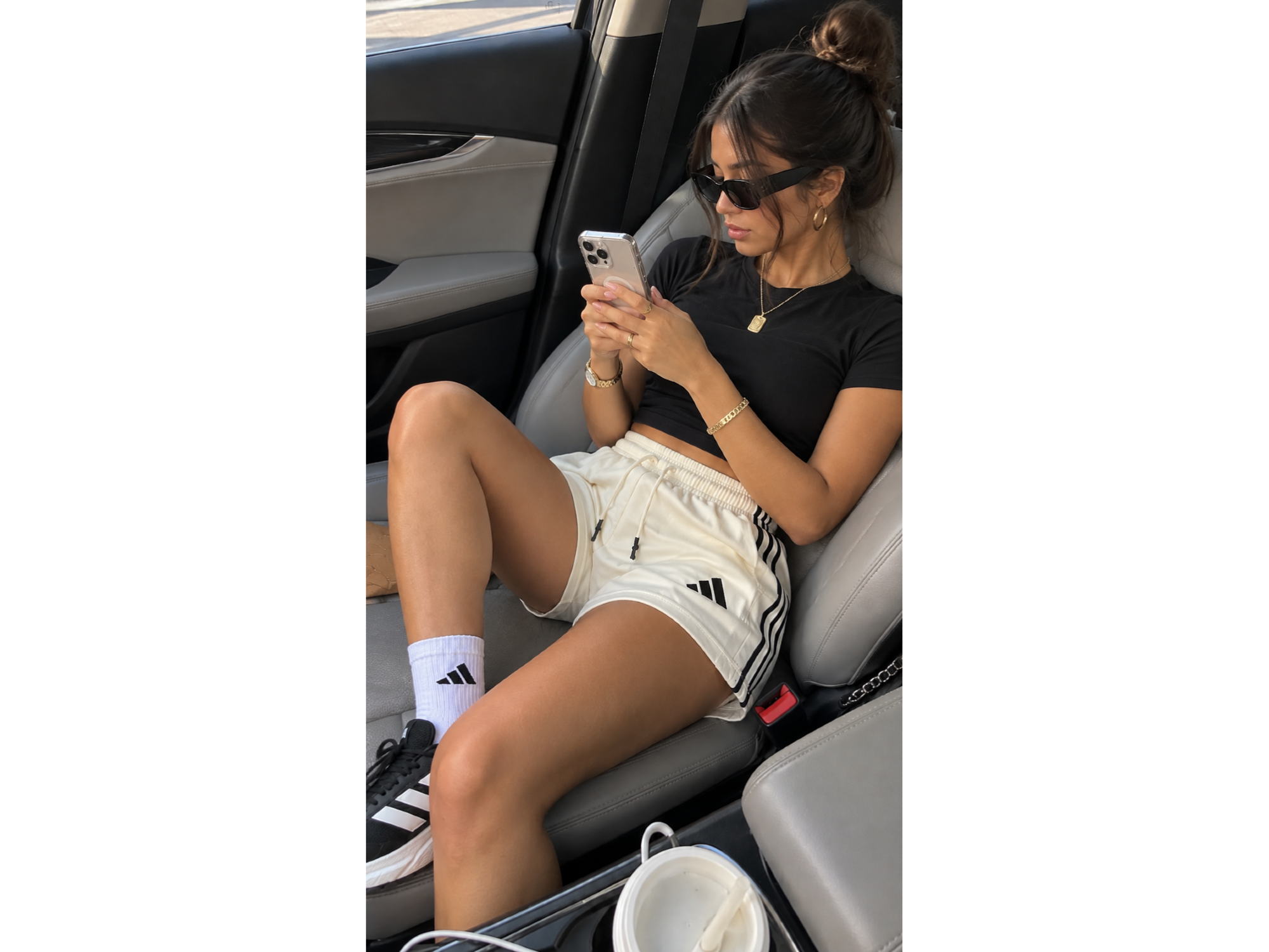SHORT ADIDAS NATURAL