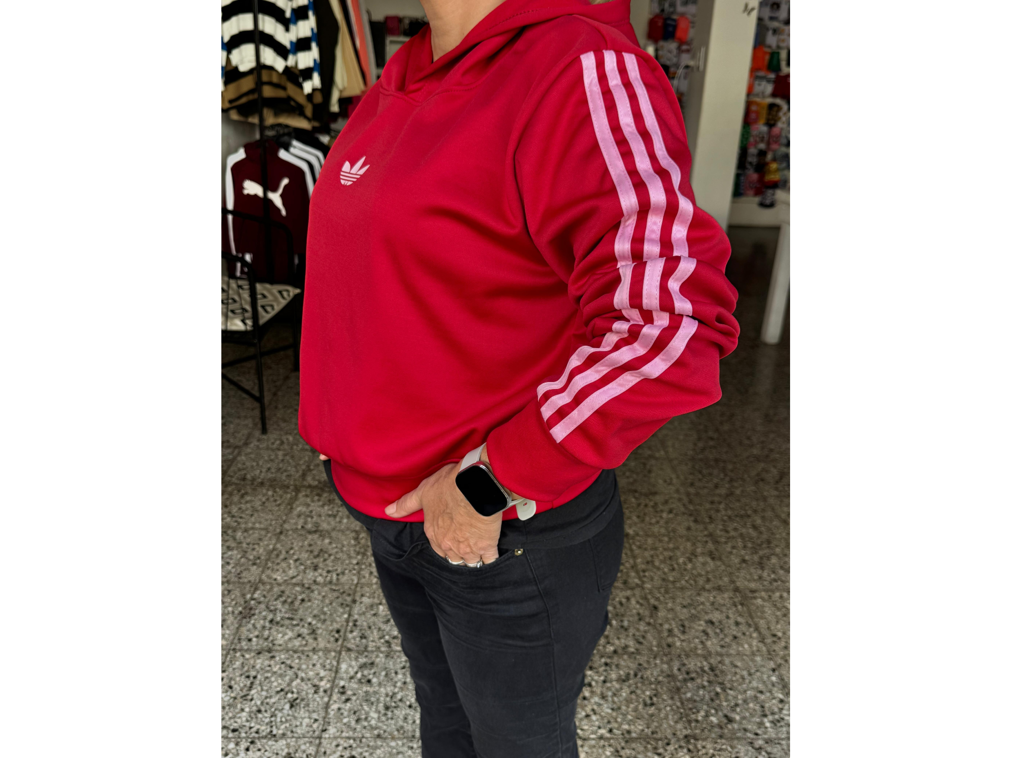Buzos Adidas ROJO