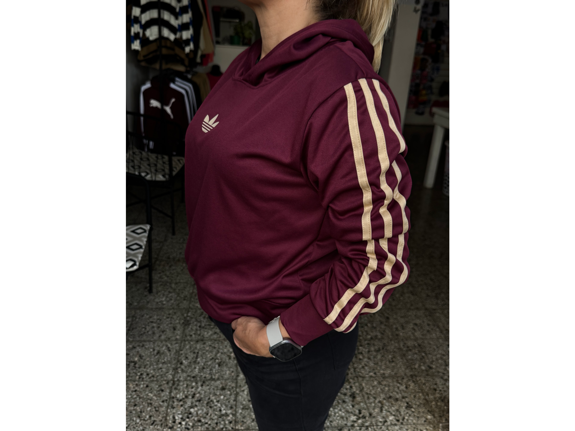 Buzos Adidas BORDO
