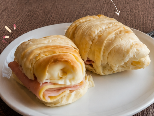 Mini sacramento de jamón y queso
