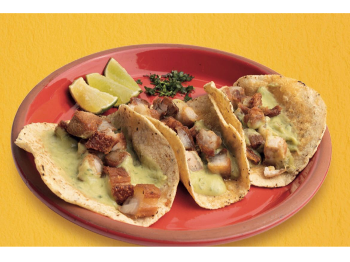 TACOS DE CHICHARRON