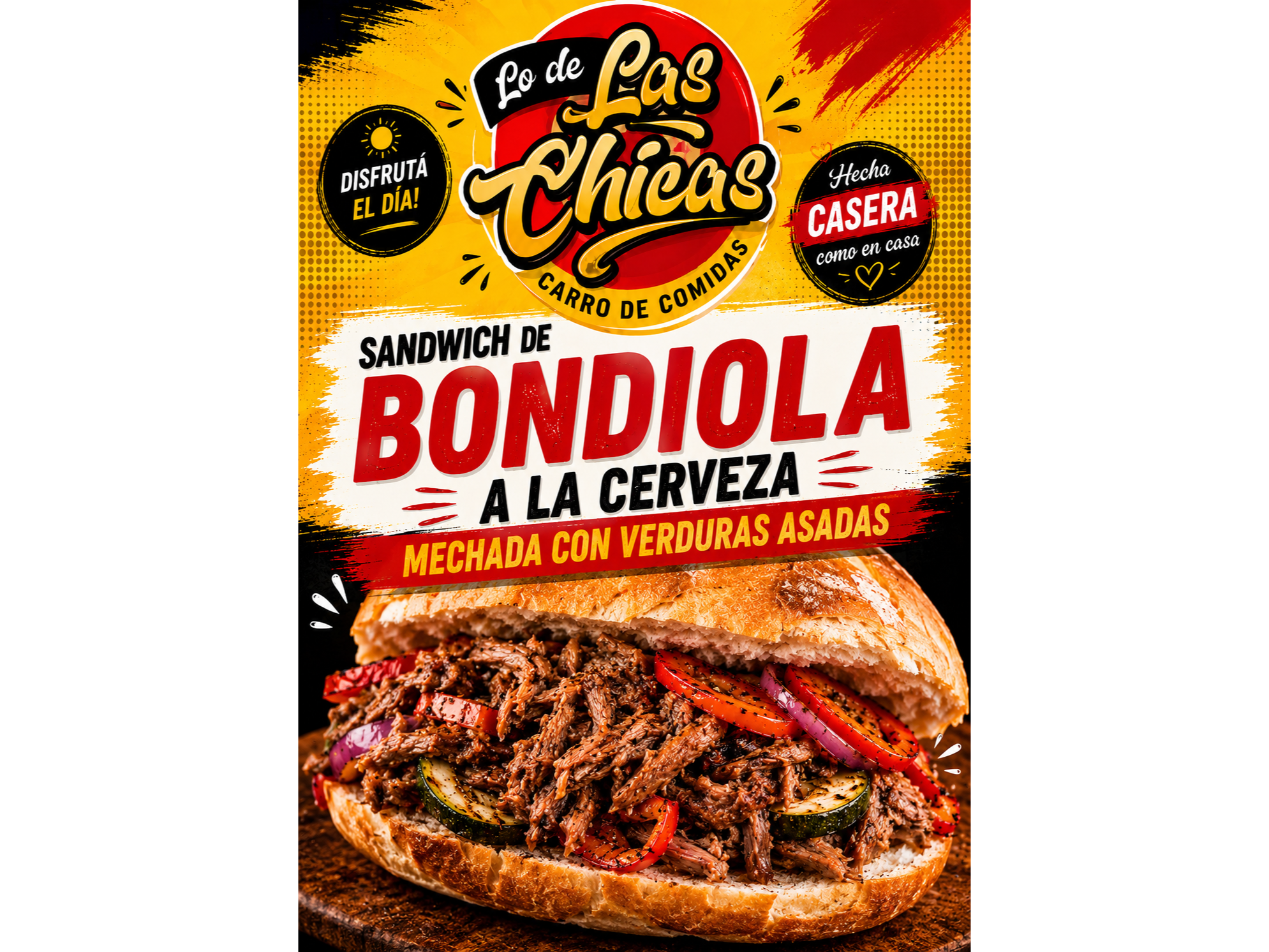 Bondiola a la cerveza de Lo de las chicas