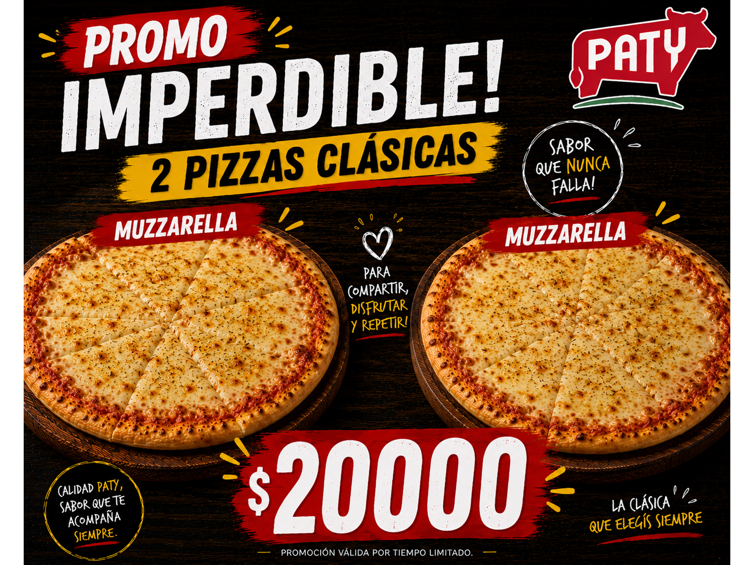 2 muzzarellas