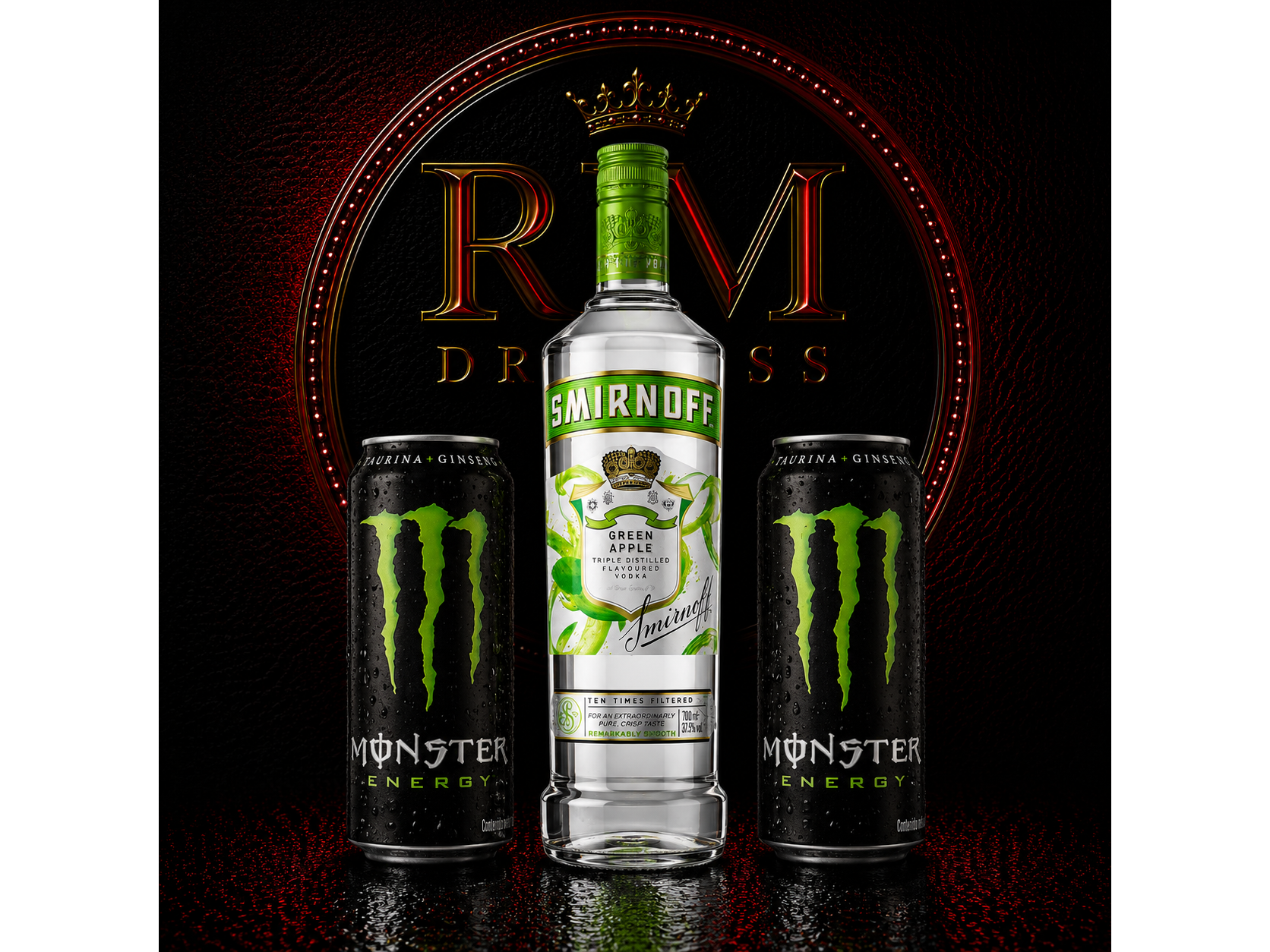 Smirnoff Sab + 2 Monster