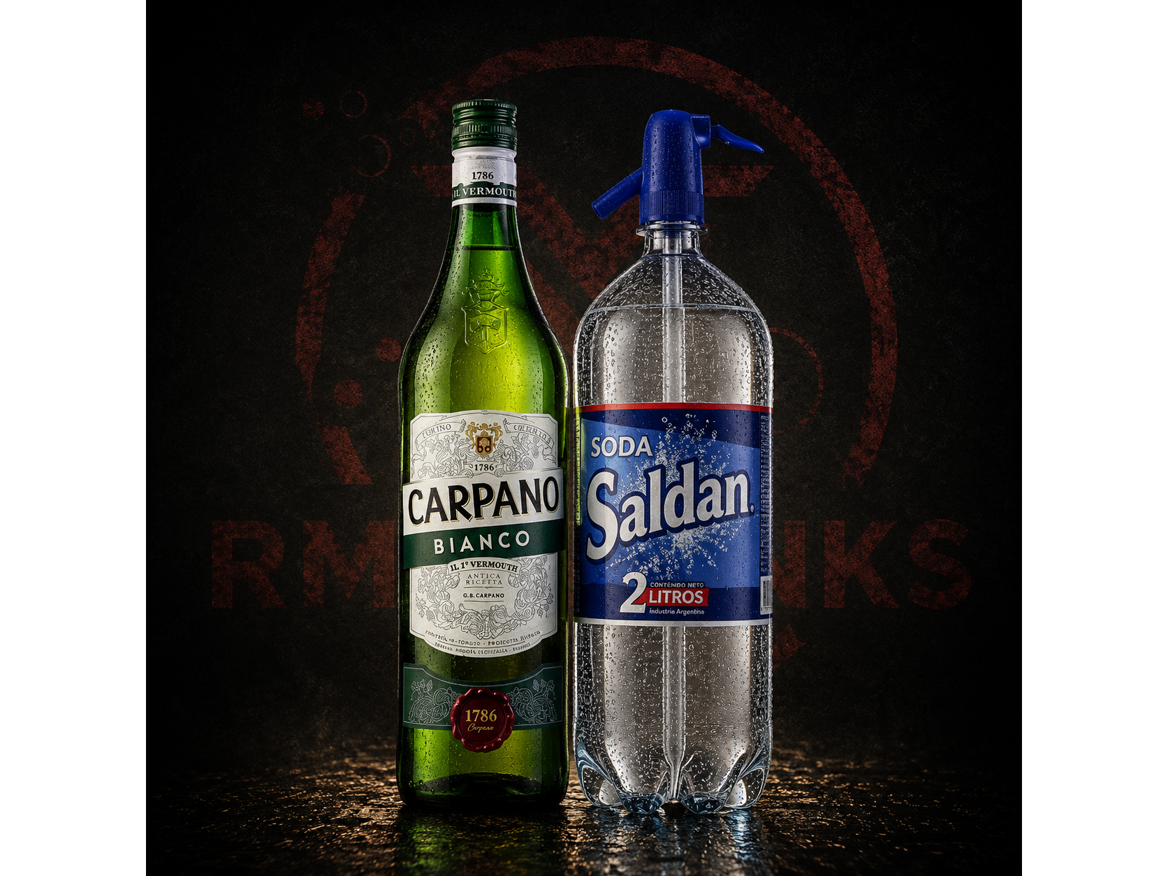 Carpano Blanco + Soda Saldan 2l