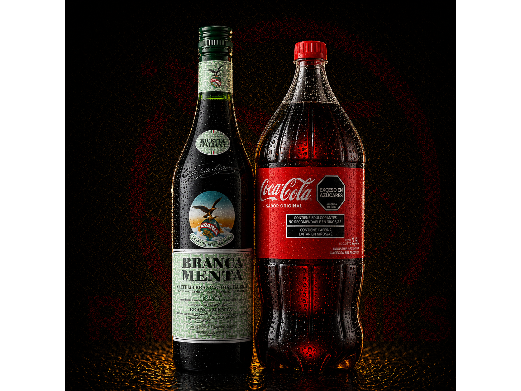 Fernet Menta + Coca 2.5