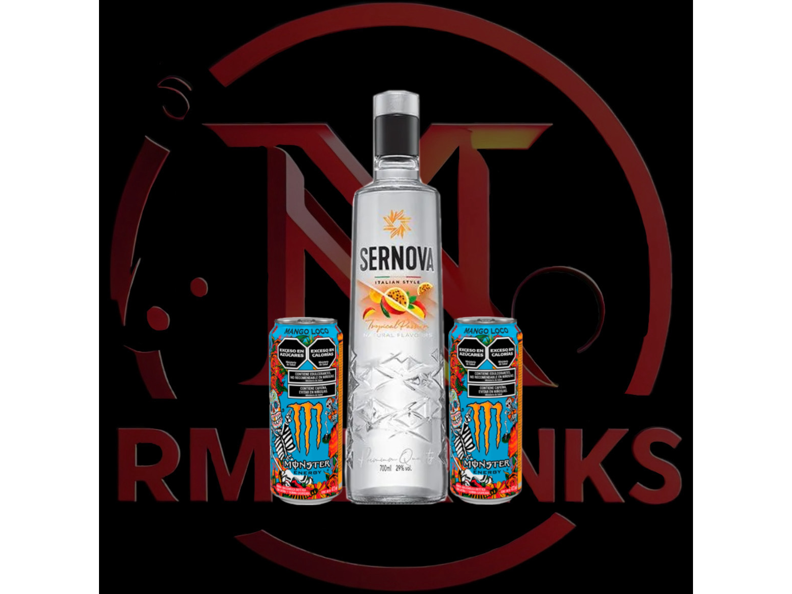 Sernova Saborizado + 2 Monster