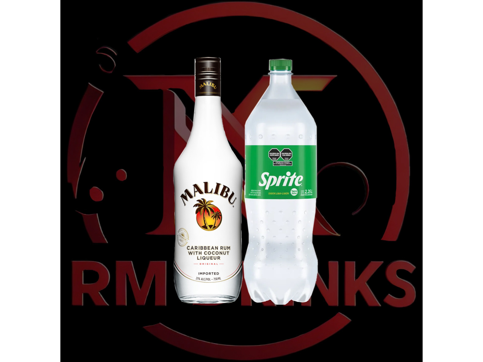 Malibú + Sprite 2.25l