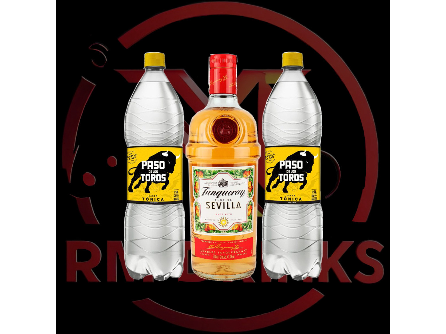 Tanqueray Sevilla + 2 Paso de los Toros 1.5l
