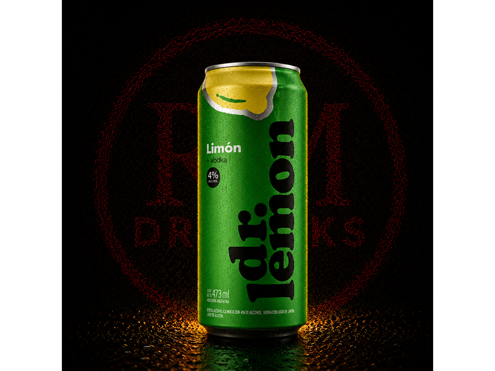 Lata Dr Lemon Limón