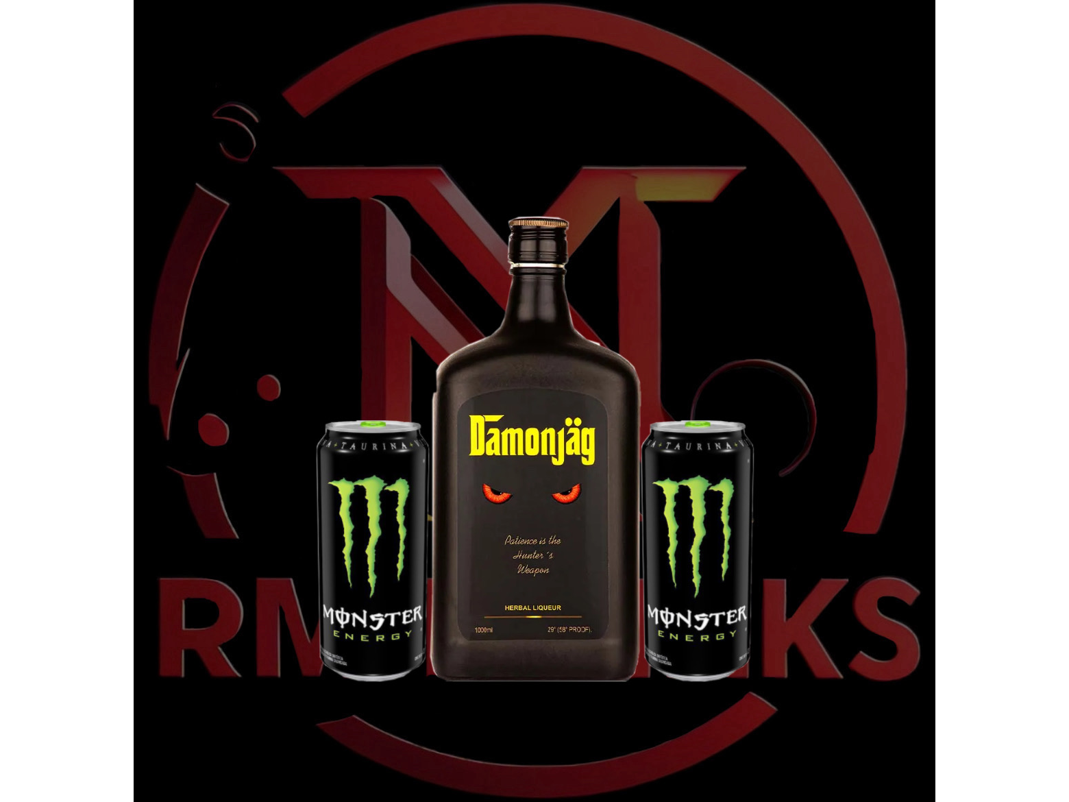 Damonjäg 1l + 2 Monster