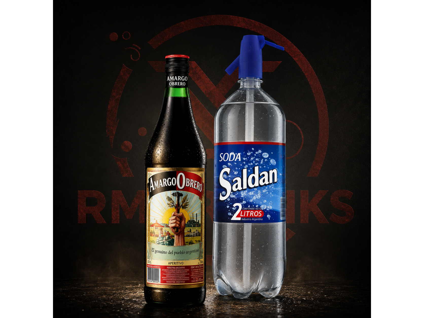 Amargo Obrero + Soda Saldan 2l