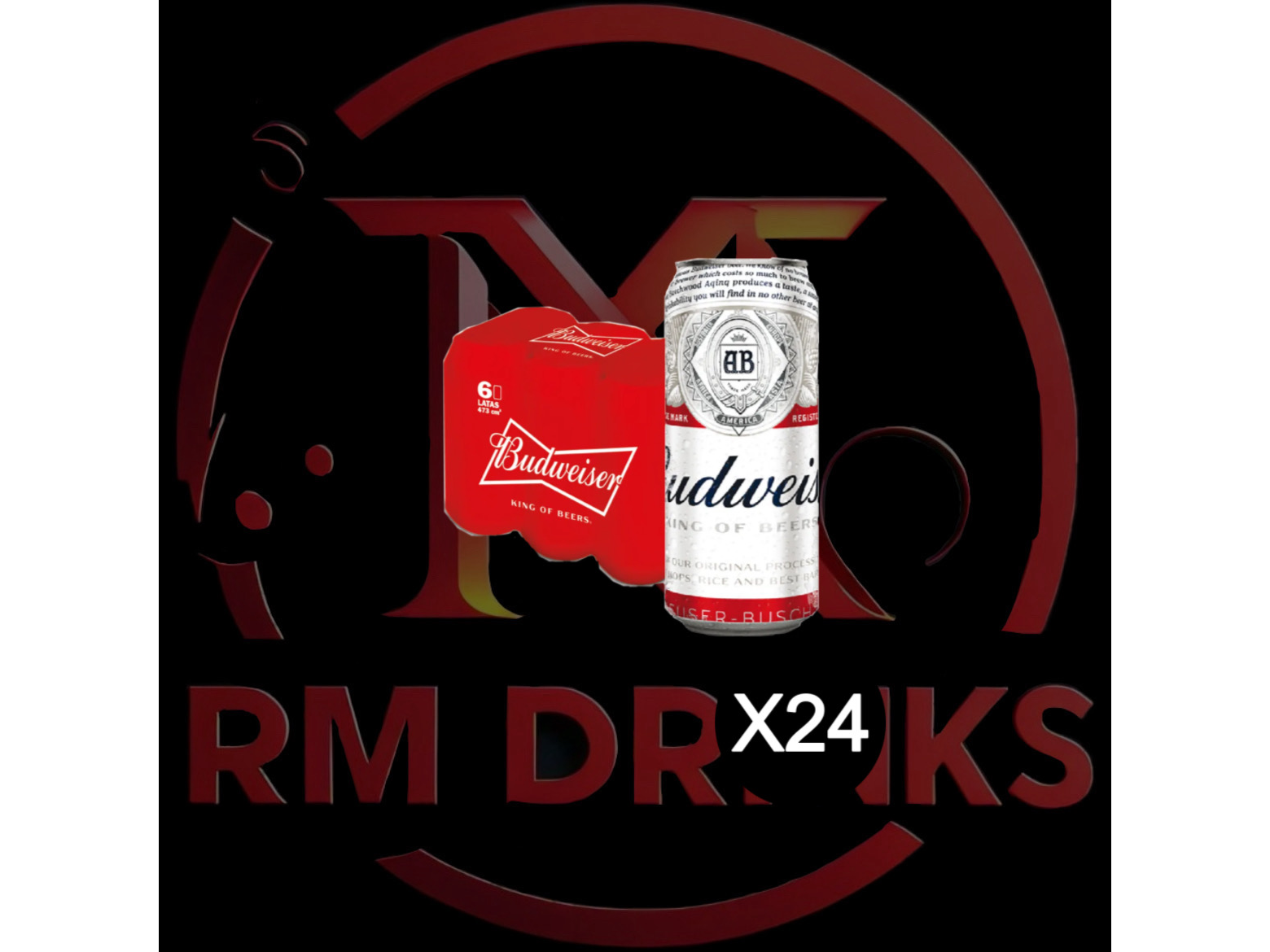 Plancha Budweiser X24