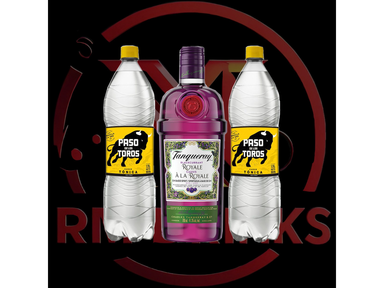 Tanqueray Royale + 2 Paso de los Toros 1.5l