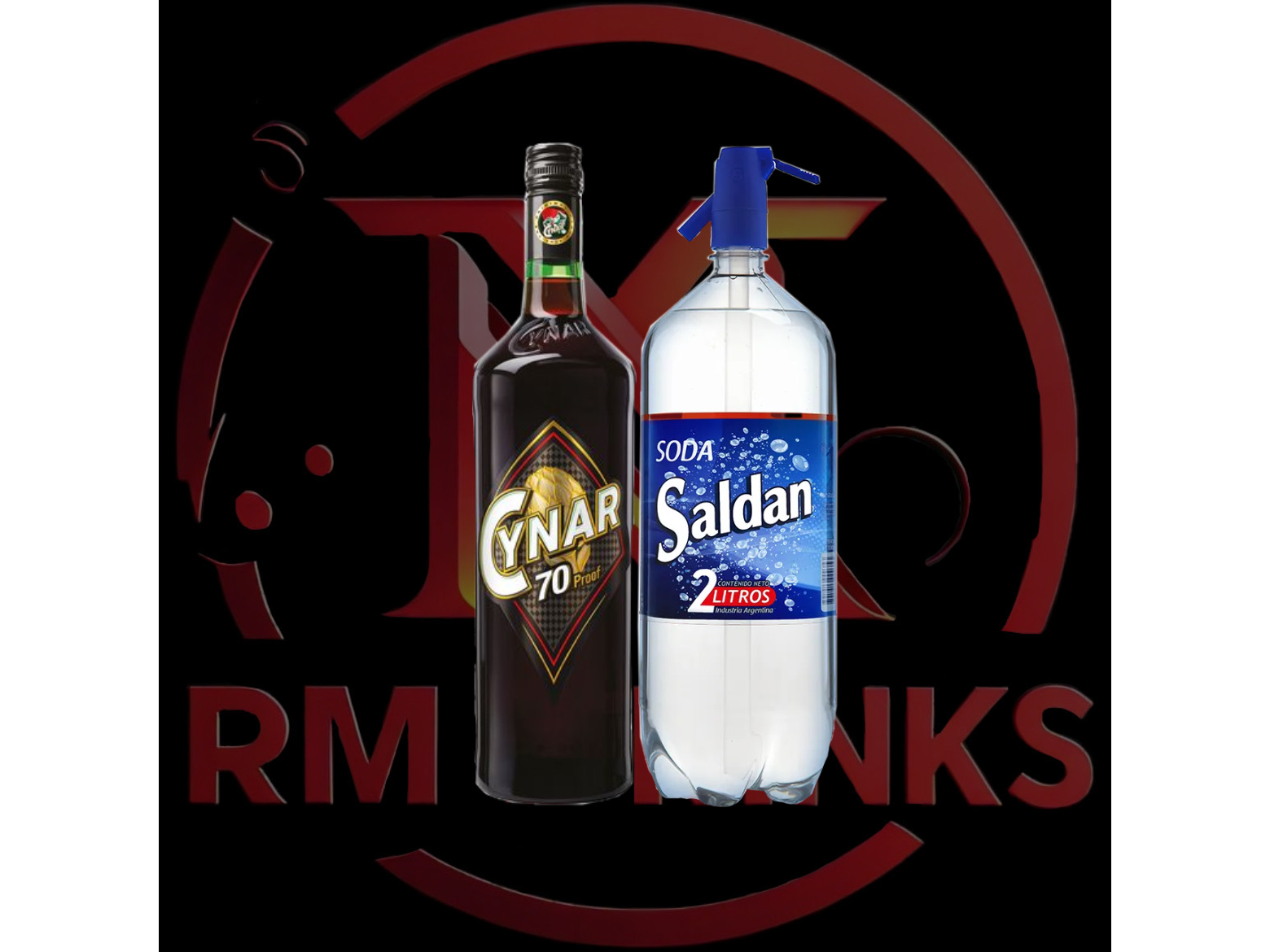 Cynar 70 + Soda Saldan 2l