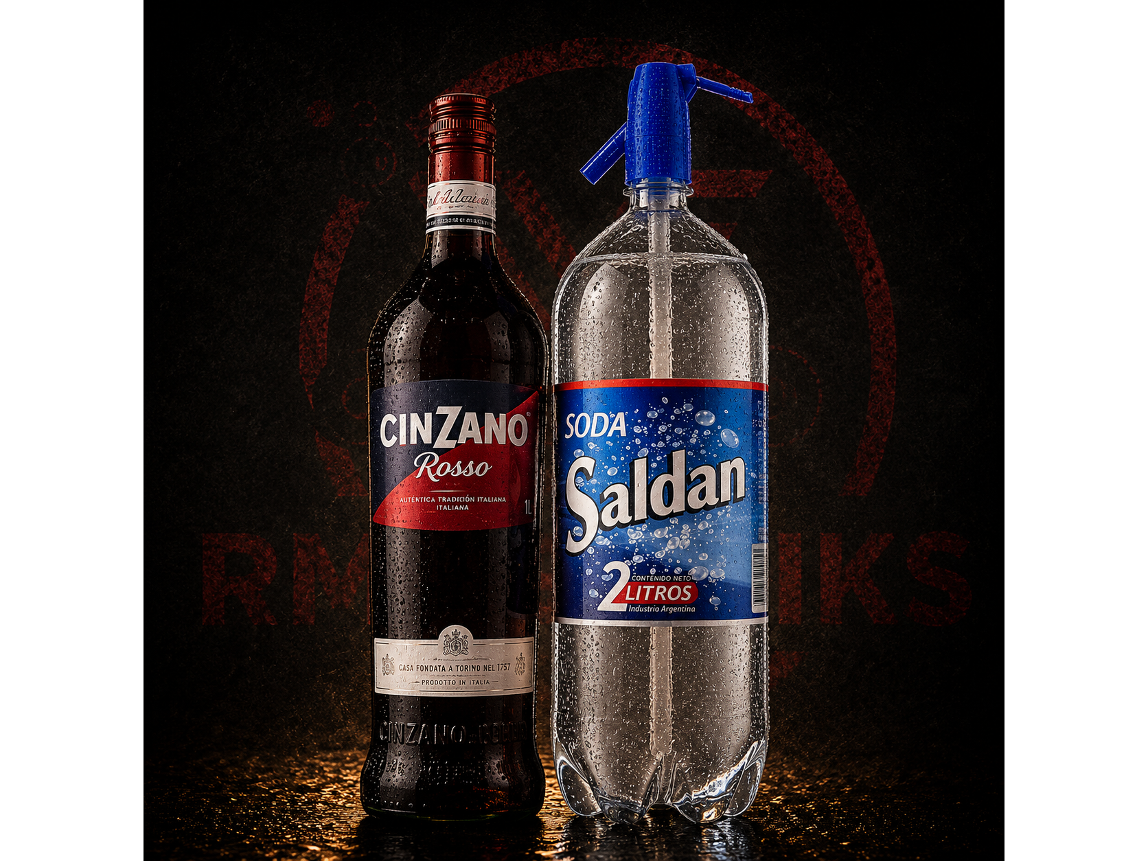 Cinzano Rosso + Soda Saldan 2l
