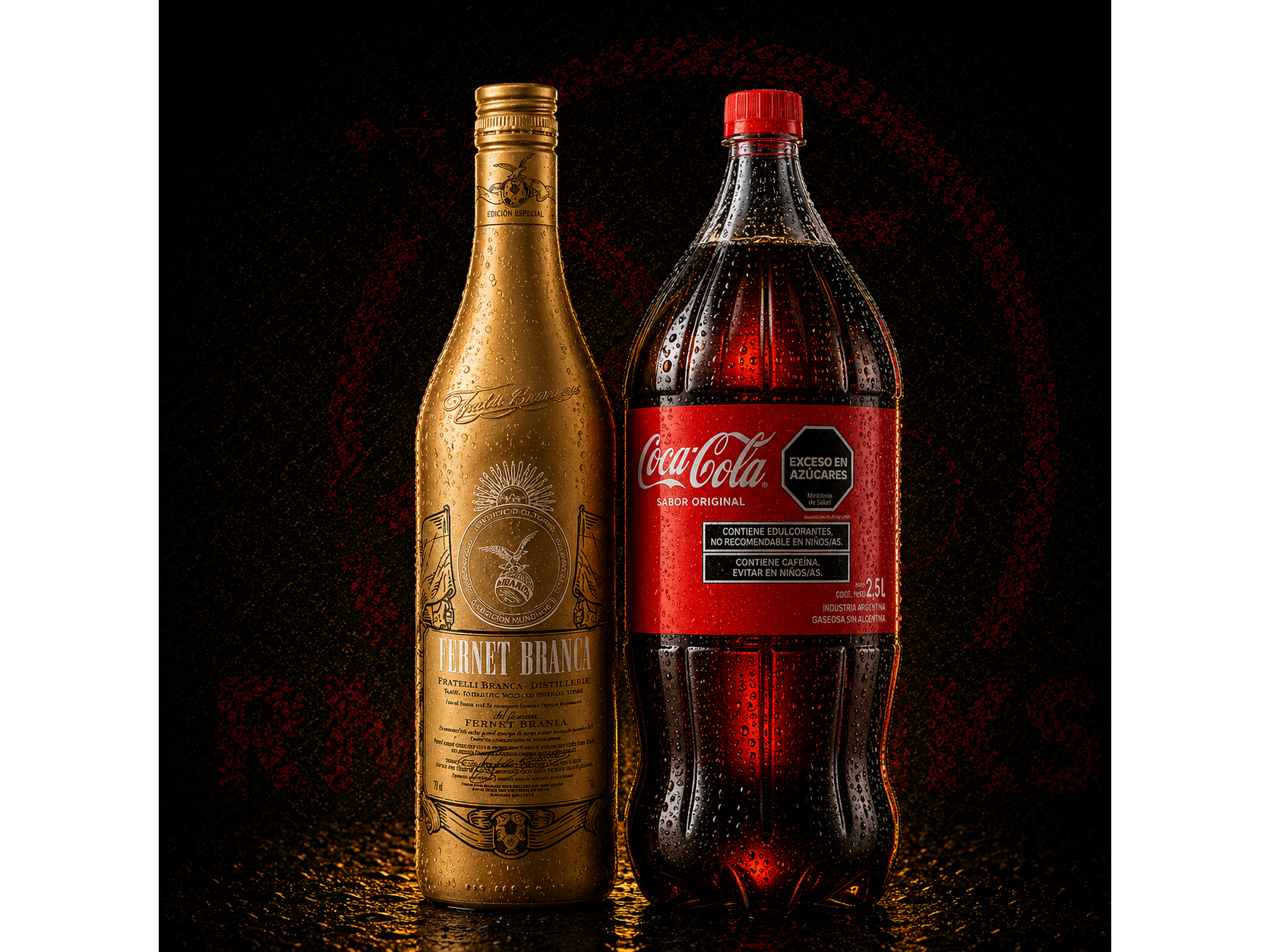 Fernet Mundial + Coca 2.5l