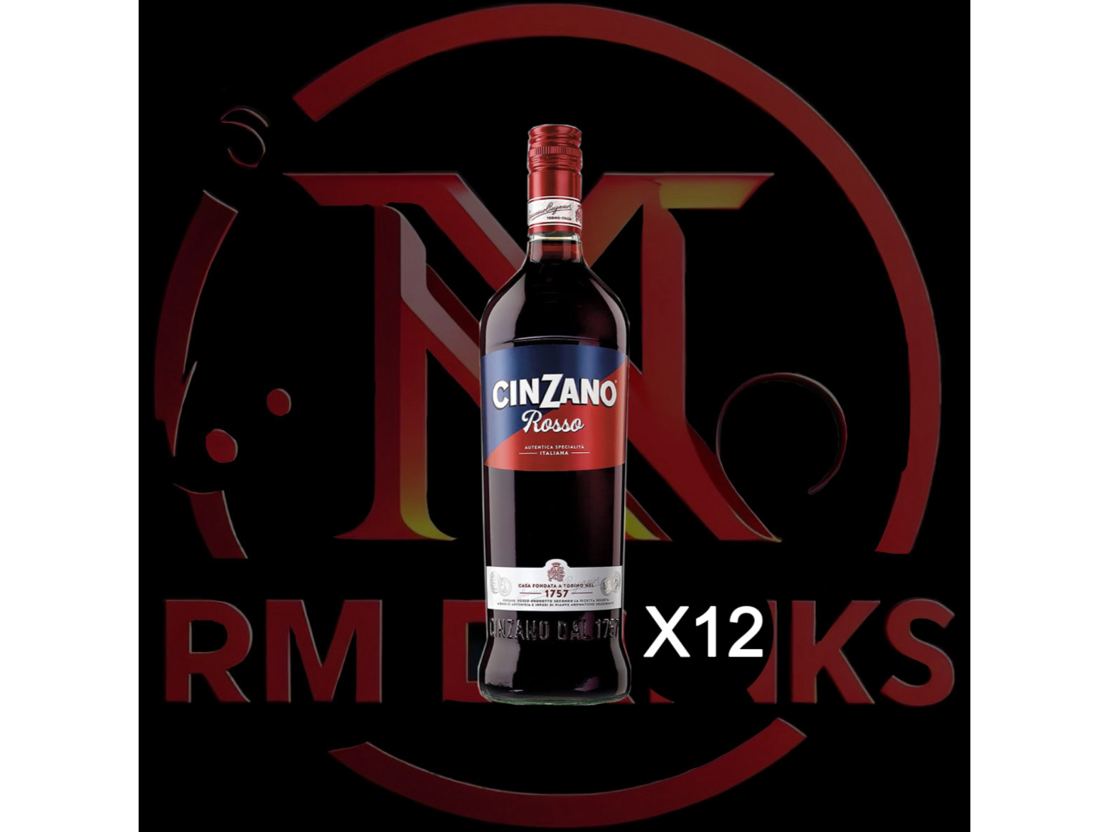 Caja Cinzano Rosso X12