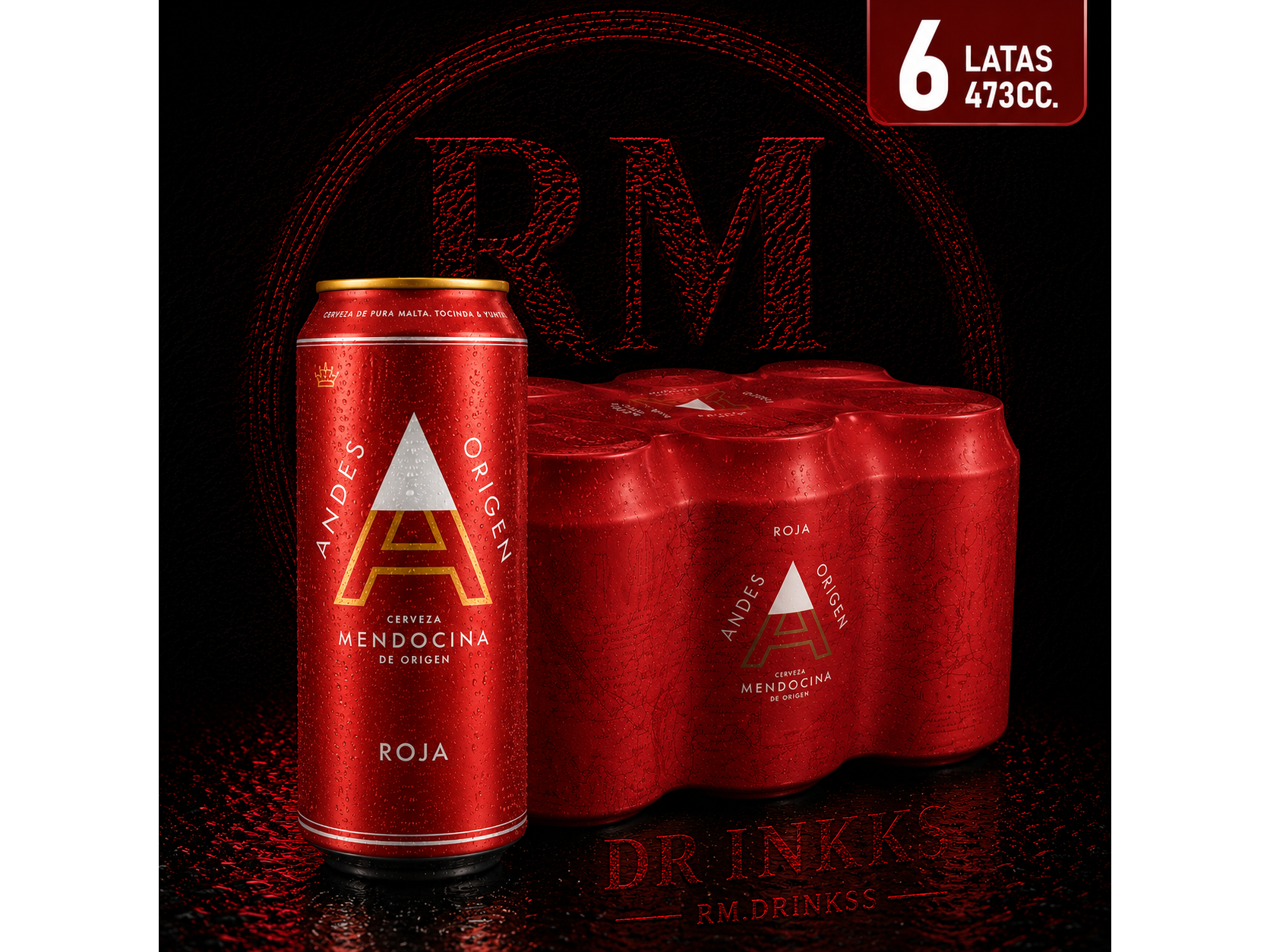 Six Pack Andes Roja