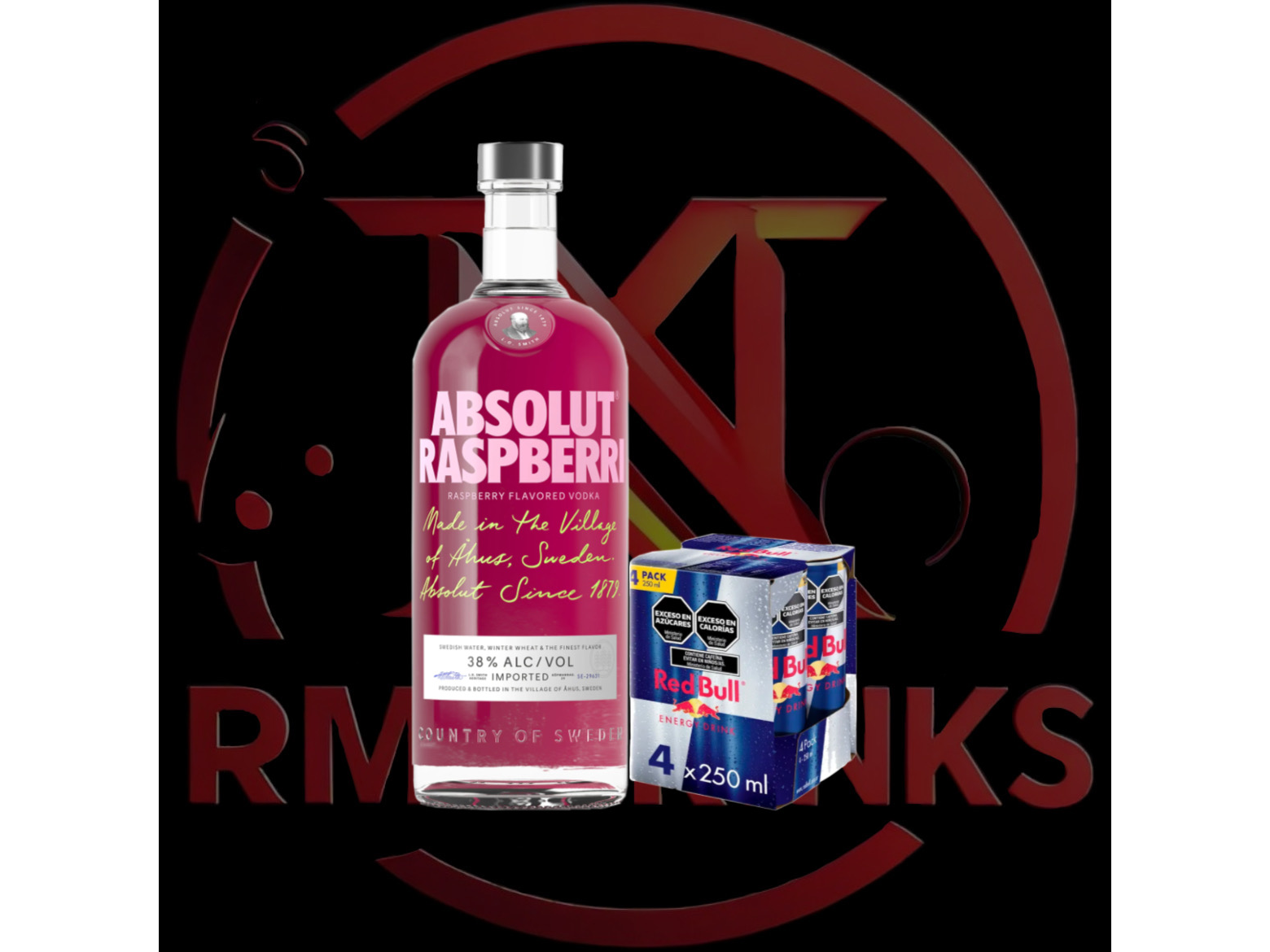 Absolut Saborizado + 4 Red Bull 250 cc