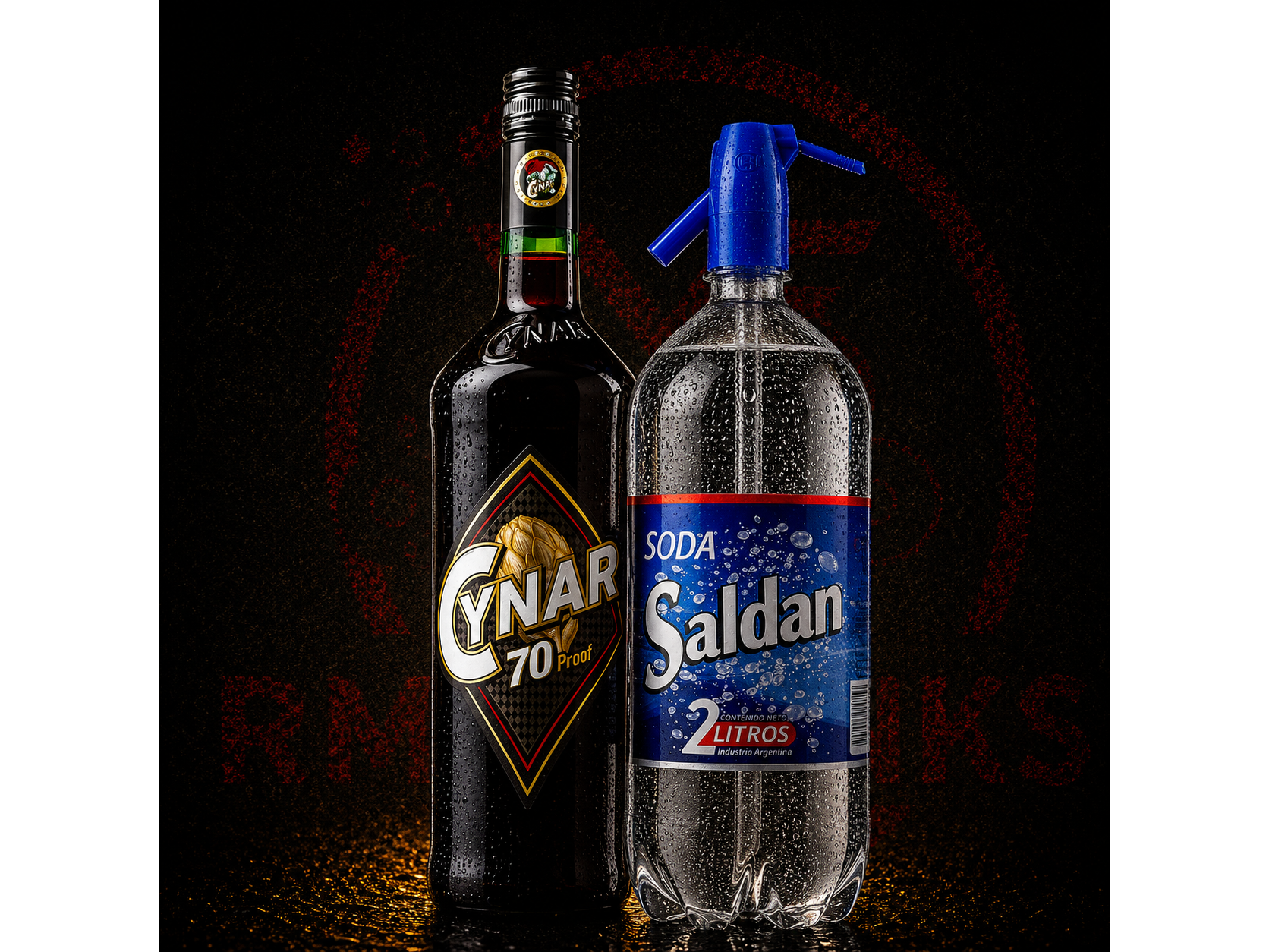 Cynar 70 + Soda Saldan 2l